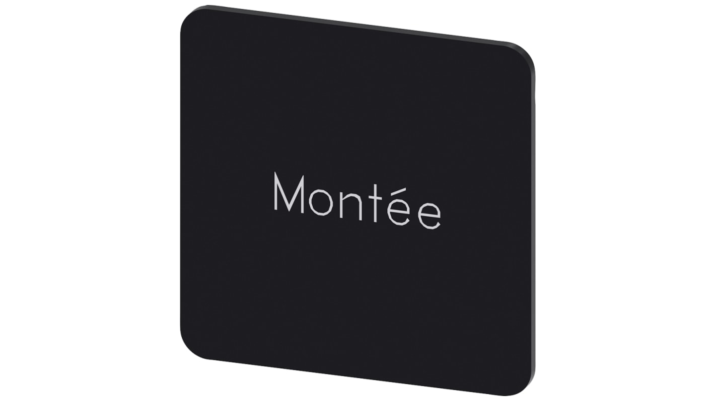 Siemens Labeling plate, Montée