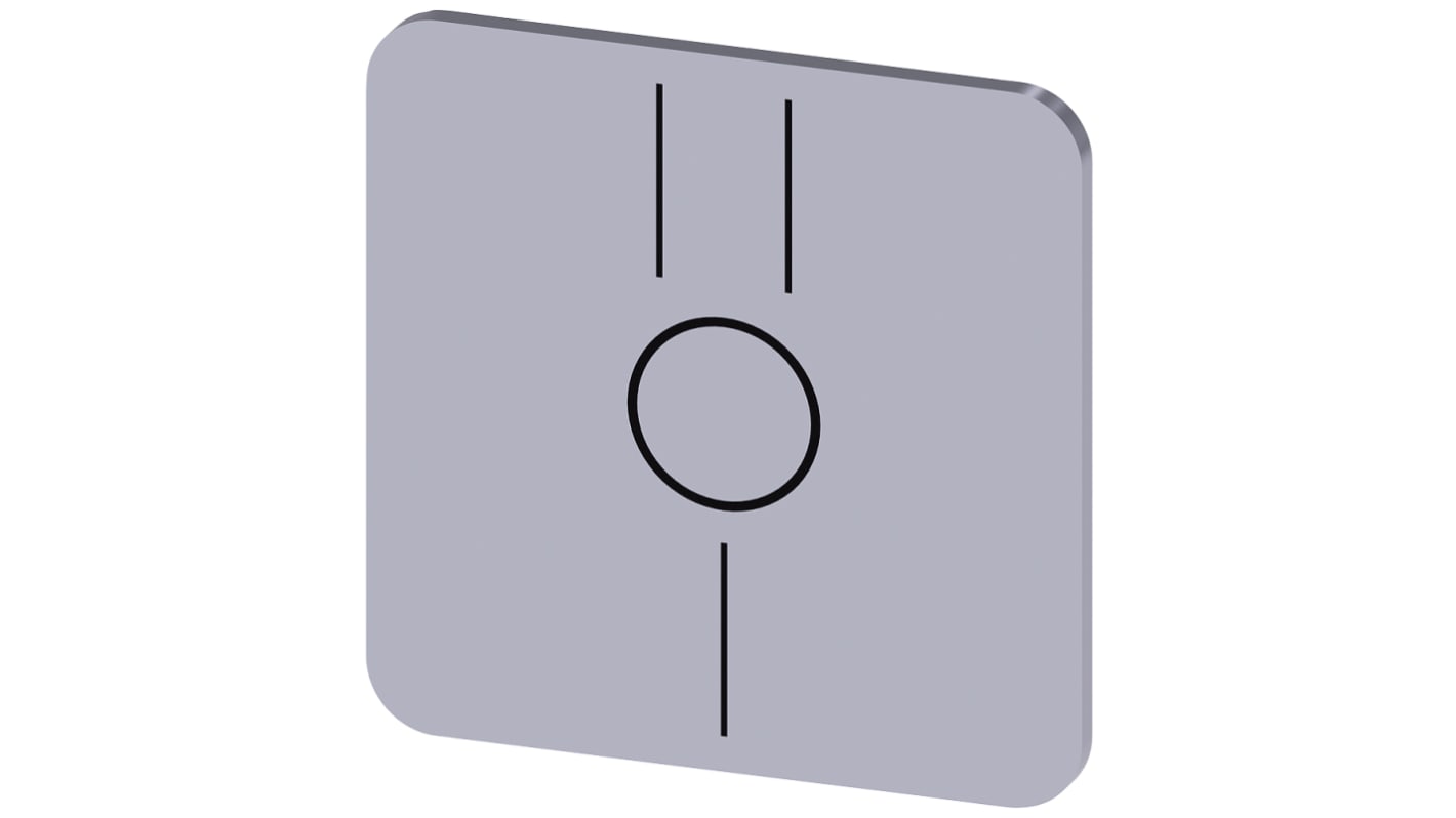 Siemens Labeling plate, I - O - II