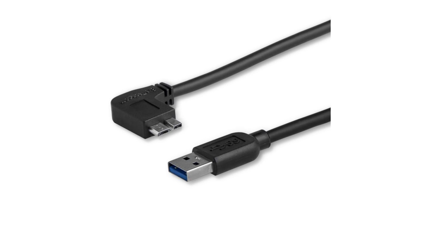 StarTech.com USB 3.0 Cable, Male USB A to Male Micro USB B Cable, 0.5m