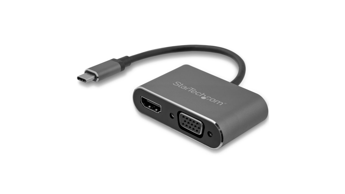 Adaptateur Startech USB C vers HDMI, VGA, USB 3.1, 4K