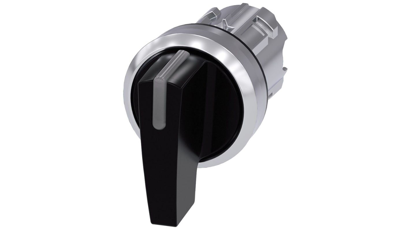 Siemens SIRIUS ACT Series 3 Position Selector Switch Head, 22mm Cutout