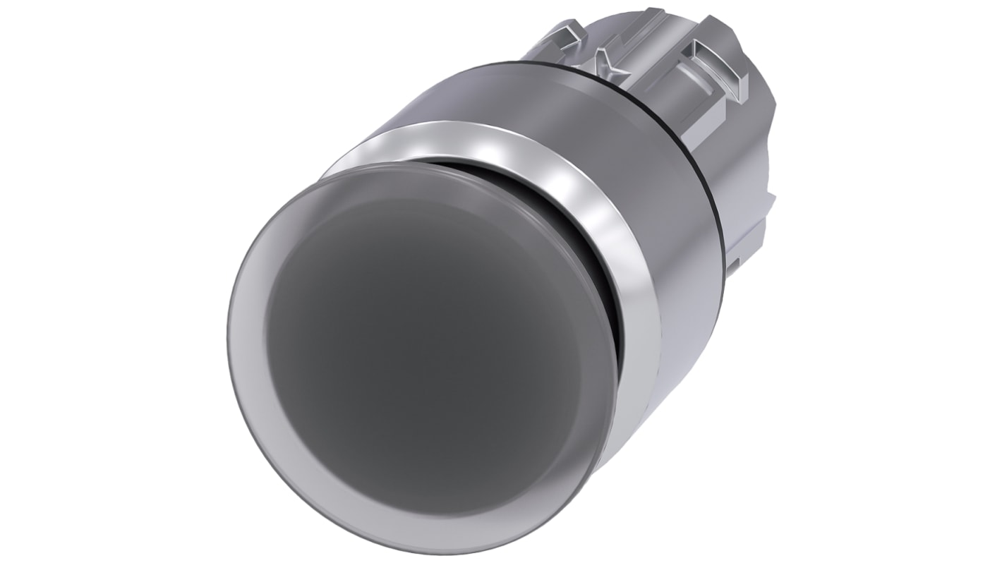 Siemens SIRIUS ACT Series Clear Latching Push Button Head, 22mm Cutout, IP66, IP67, IP69K