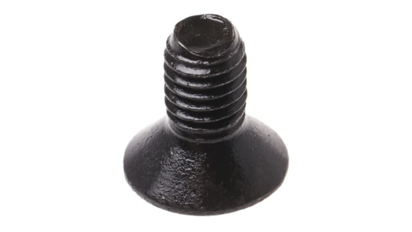 RS PRO Plain Steel Hex Socket Cap Screw, DIN 7991, M16 x 40mm