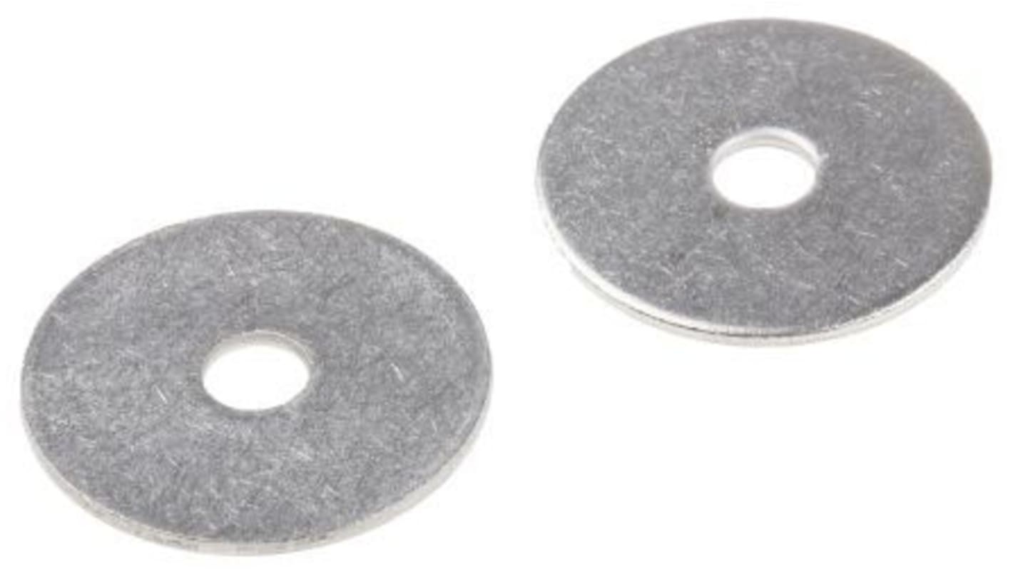 RS PRO Unterlegscheiben für M12 Schrauben A2 304 Flach-, 1.5mm x 5.3mm x 35mm, Edelstahl