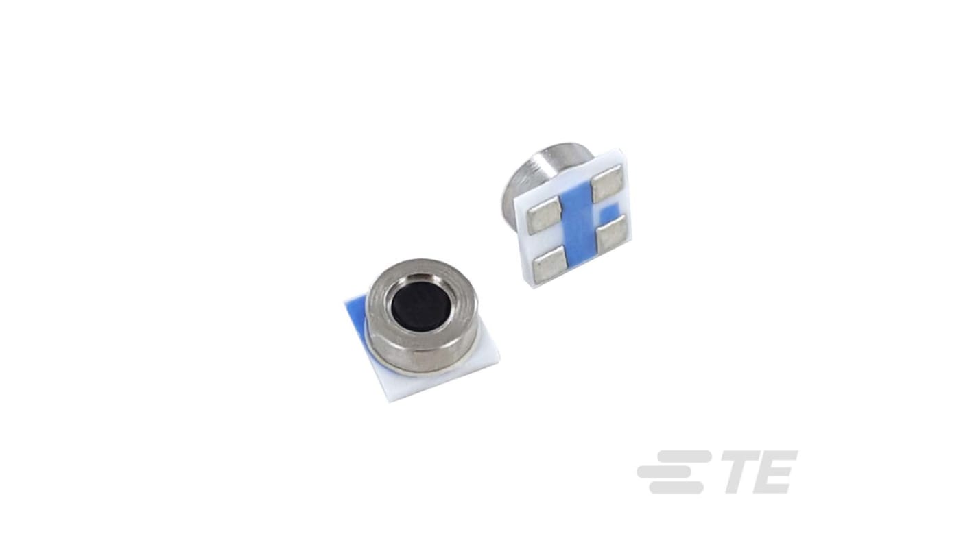 TE Connectivity Absolute Pressure Sensor, 1200mbar Operating Max, Surface Mount, 4-Pin, 10bar Overload Max, SMT