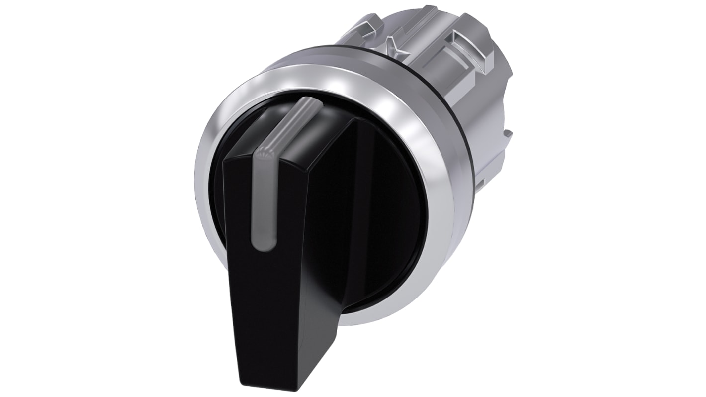 Siemens SIRIUS ACT Series 3 Position Selector Switch Head, 22mm Cutout