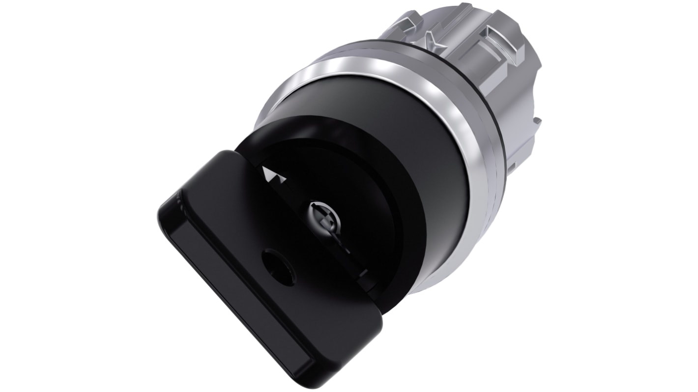 Siemens SIRIUS ACT 2-position Key Switch Head, Latching, 22mm Cutout