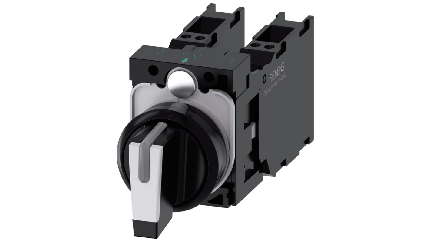 Siemens Selector Switch -, Illuminated 3 Positions