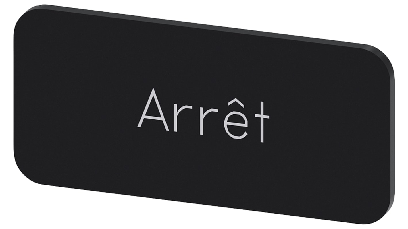 Siemens Labeling plate, Arrêt