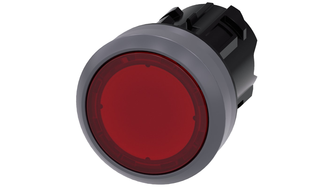 Siemens Red Pilot Light Head, 22mm Cutout SIRIUS ACT Series