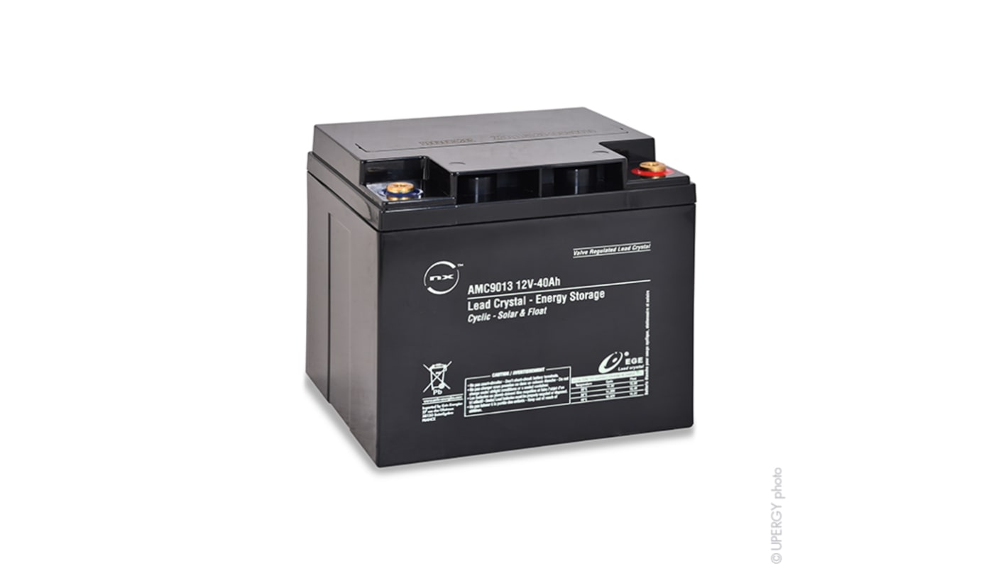 ENIX Energies 12V Standard Sealed Lead Acid Battery, 40Ah