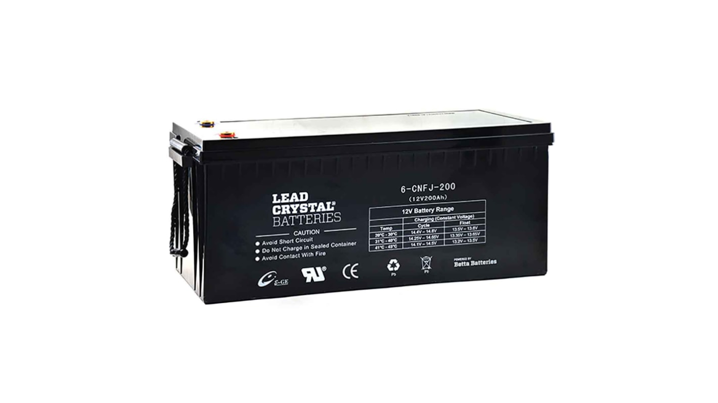 ENIX Energies 12V Standard Sealed Lead Acid Battery, 200Ah