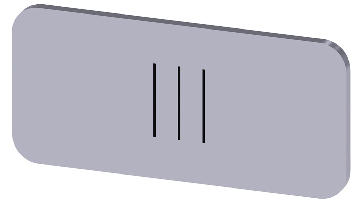 Siemens Labeling plate, III