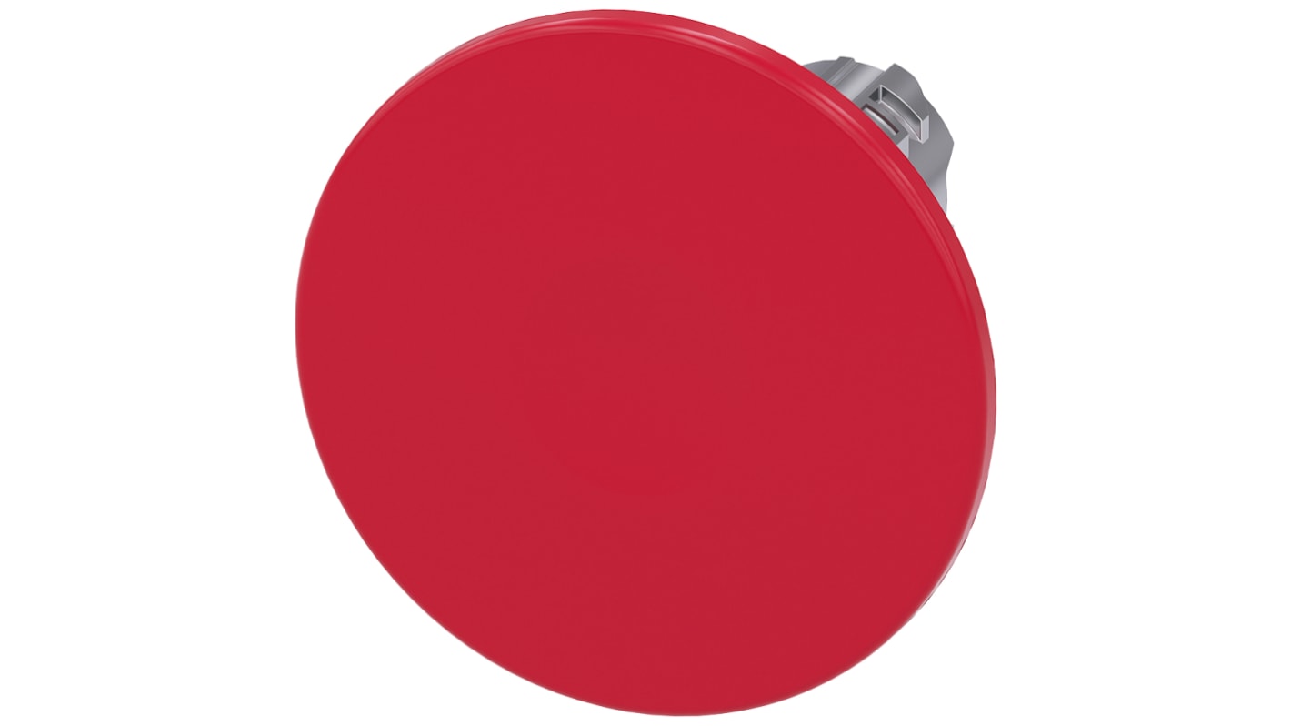 Tête de bouton poussoir Siemens, SIRIUS ACT Rouge, Ø découpe 22mm, Momentané