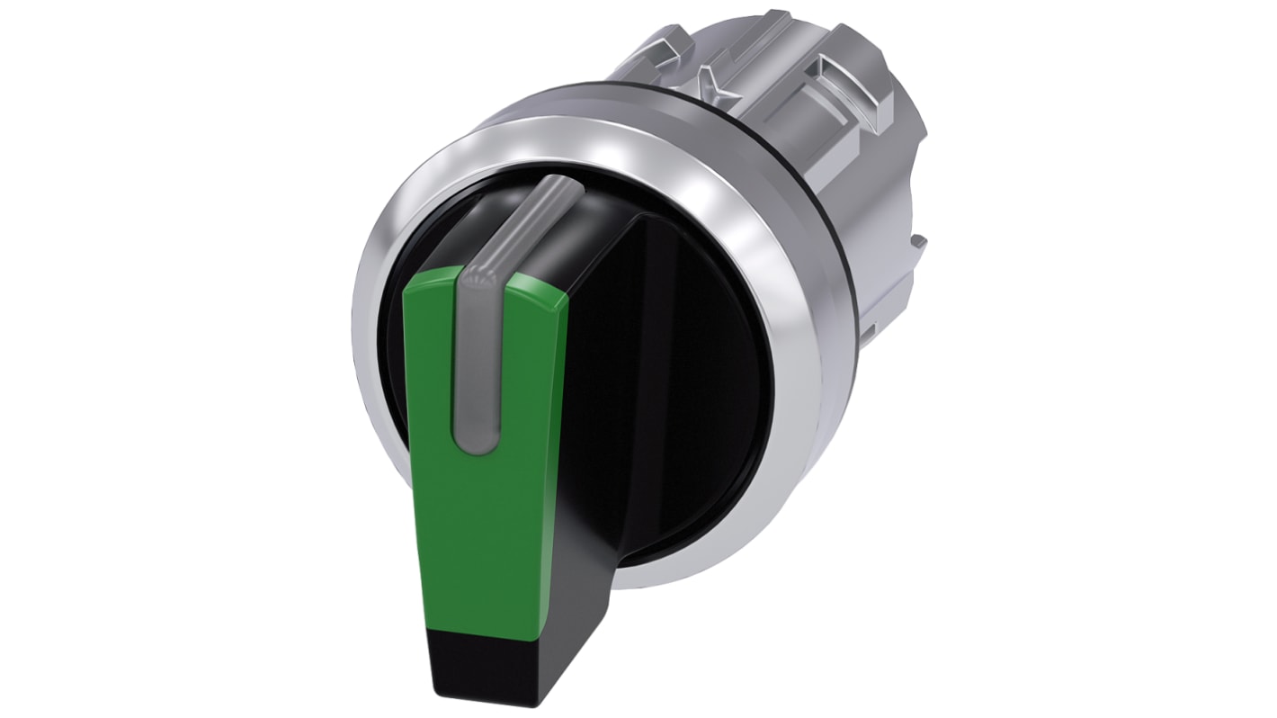 Siemens SIRIUS ACT Series 3 Position Selector Switch Head, 22mm Cutout