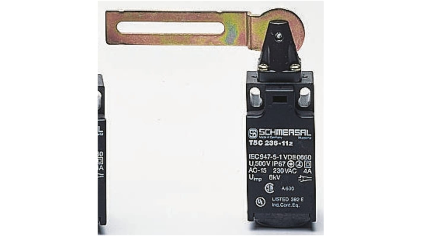 Interruptor de bisagra de seguridad Schmersal T5C 236-11Z, Bisagra, NA/NC, 4 A, 230V, 24V, 1, M20 x 1,5, M20, 70mm,