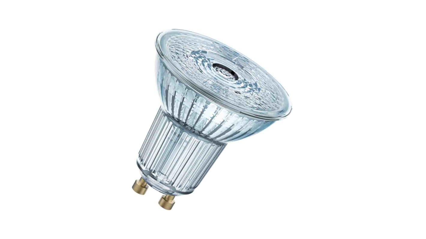 Osram PARATHOM DIM PAR16, LED, LED-Reflektorlampe dimmbar, G, 3,7 W / 230V, 230 lm, GU10 Sockel, 3000K warmweiß