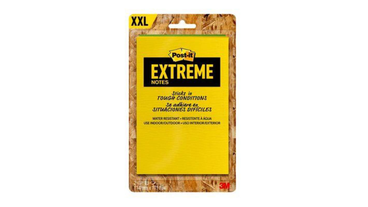 Post-it® Extreme Notes Yellow/Green, Ora