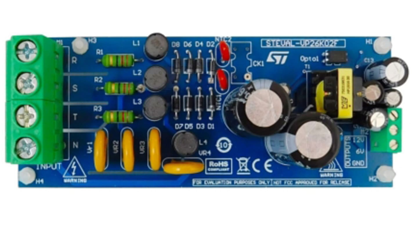 STMicroelectronics STEVAL-VP26K02F Entwicklungsbausatz Spannungsregler, Isolated SSR Flyback Sperrwandler-Konverter