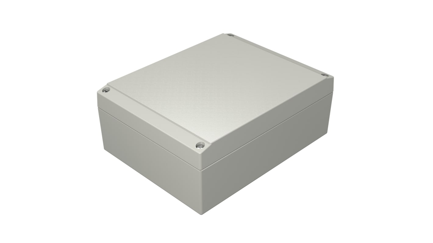 Caja Rose de Aluminio Presofundido Gris, 180 x 140 x 71mm, IP66, , Lloyds Register, Registro marítimo, UL 508