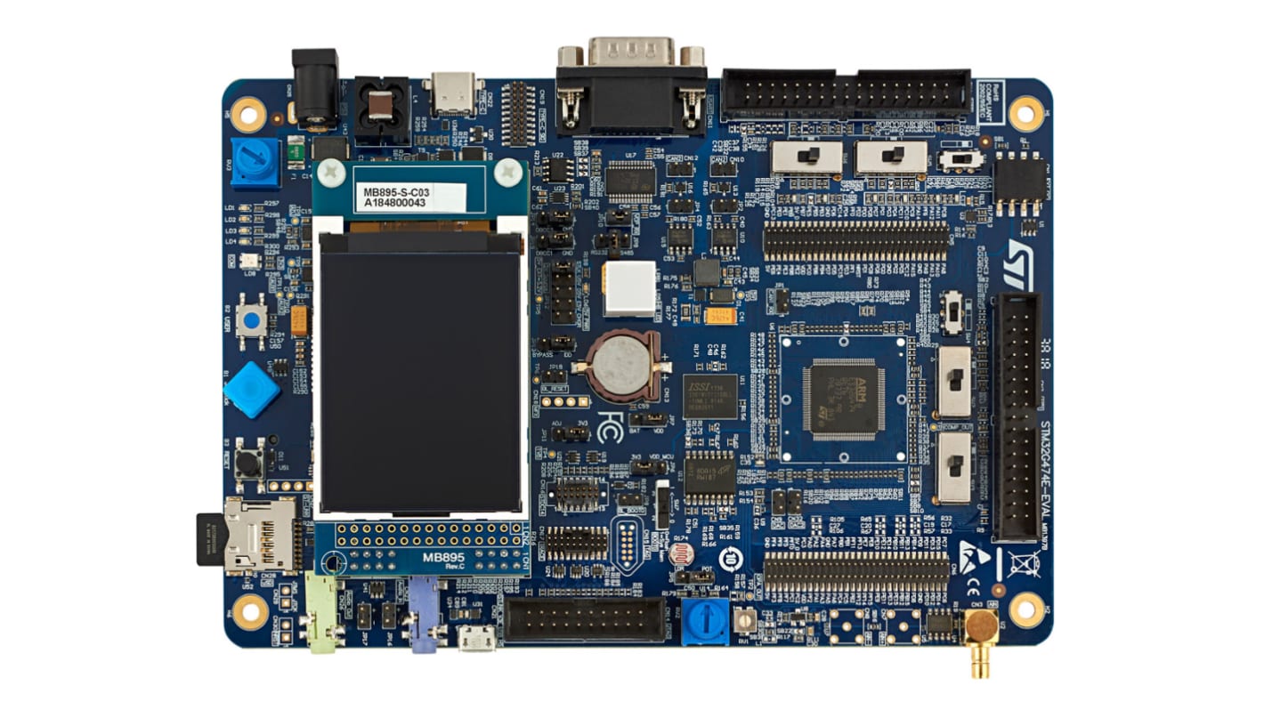 STMicroelectronics Evaluation Board with STM32G4xxQE MCU Evaluation Board STM32G474E-EVAL