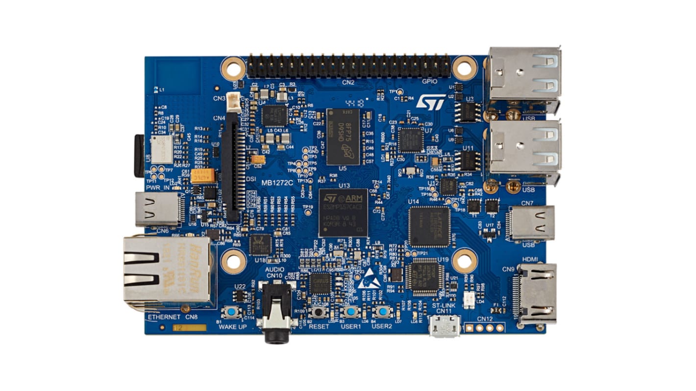 STMicroelectronics Discovery Kits with STM32MP157 MPUs Development Board ARM Cortex A7 ARM STM32MP157