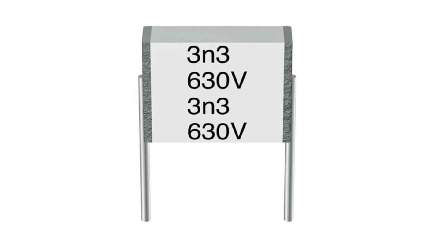 EPCOS B3560, AEC-Q200D Folienkondensator 2.2nF ±10% / 400 V ac, 630 V dc, THT Raster 7.5mm