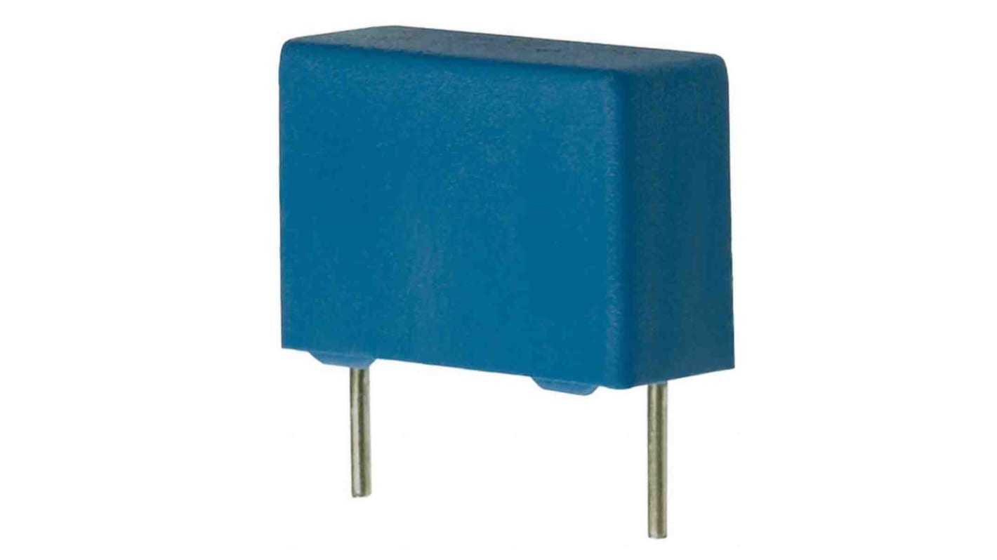 Condensador de película EPCOS AEC-Q200D, 330nF, 5%, 400V dc, Montaje en orificio pasante