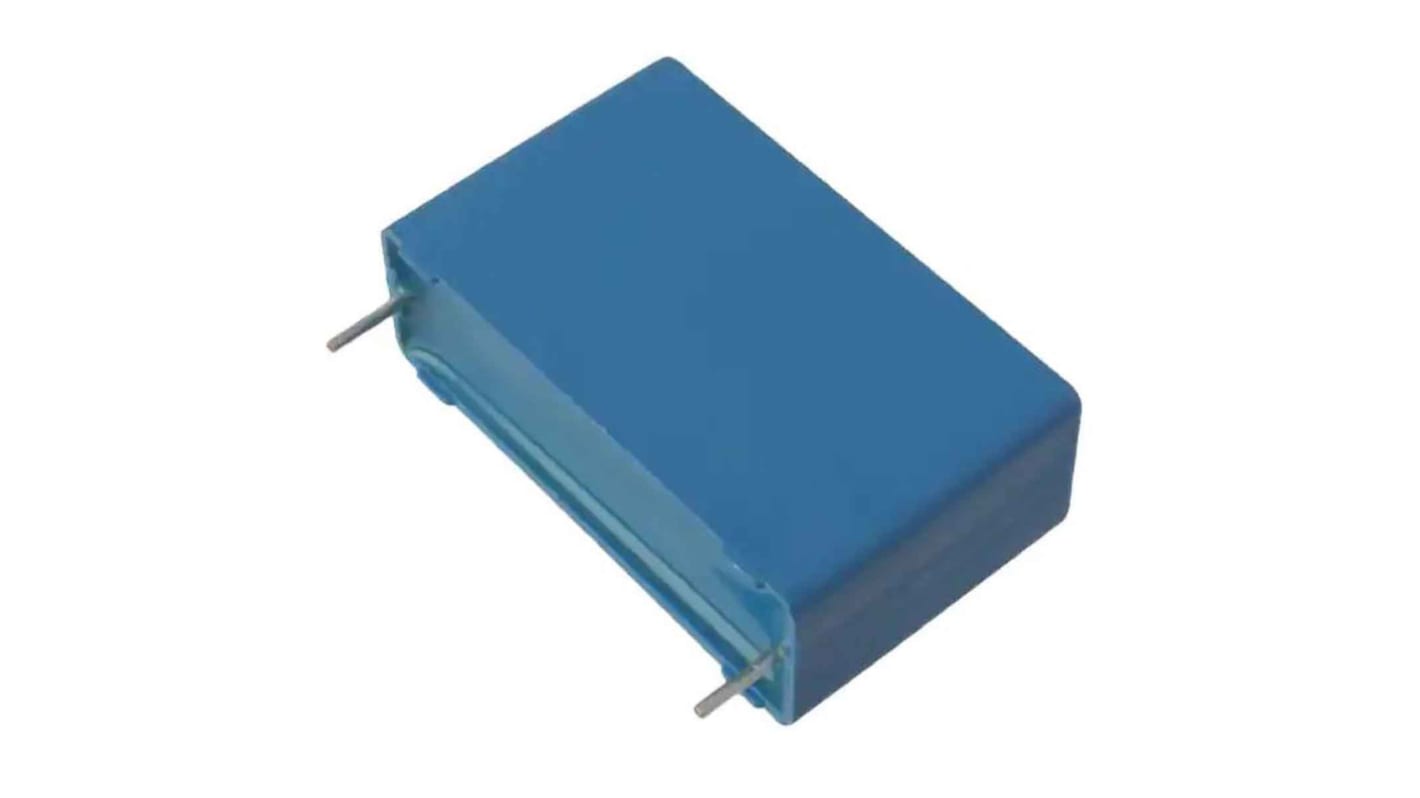 Condensador de película EPCOS AEC-Q200D, 100nF, 10%, 450V dc, Montaje en orificio pasante
