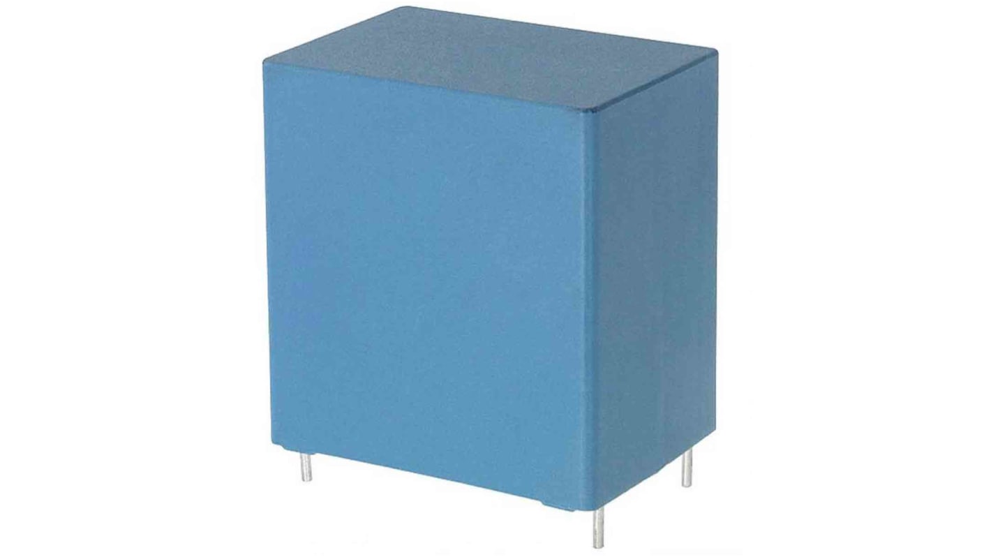Condensador de película EPCOS, 10μF, 10%, 1.3kV dc, Montaje en orificio pasante