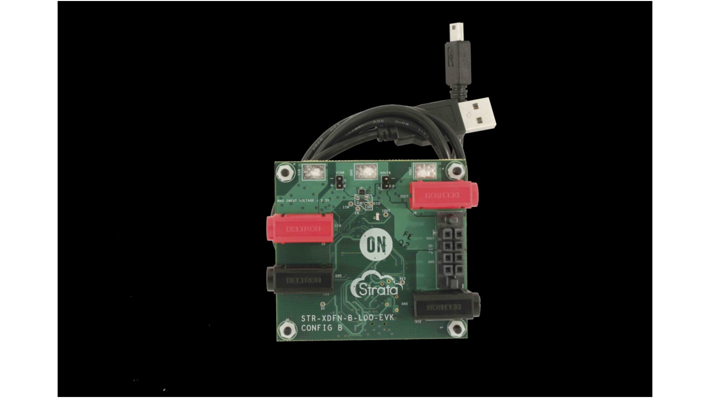 onsemi NCP171 Entwicklungsbausatz Spannungsregler, Strata Enabled Evaluation Kit