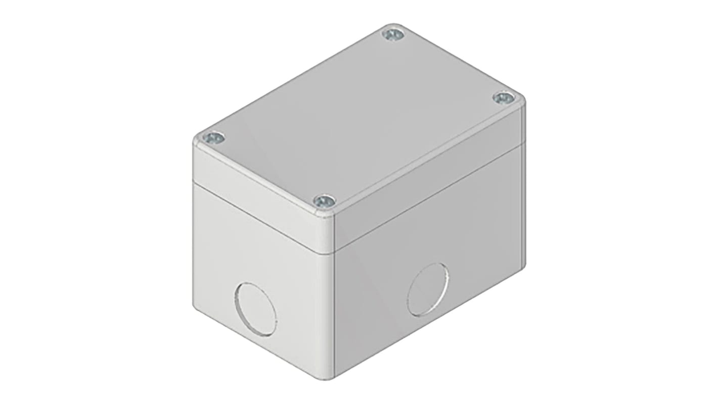 RS PRO Drucktaster-Gehäuse x Ø 22mm, 105 x 70 x 74mm, Grau, ABS, IP 65