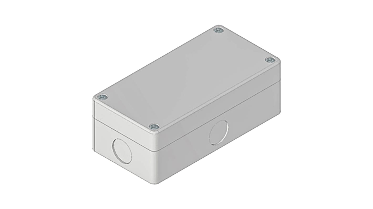 RS PRO Grey ABS Push Button Enclosure - 22mm Diameter
