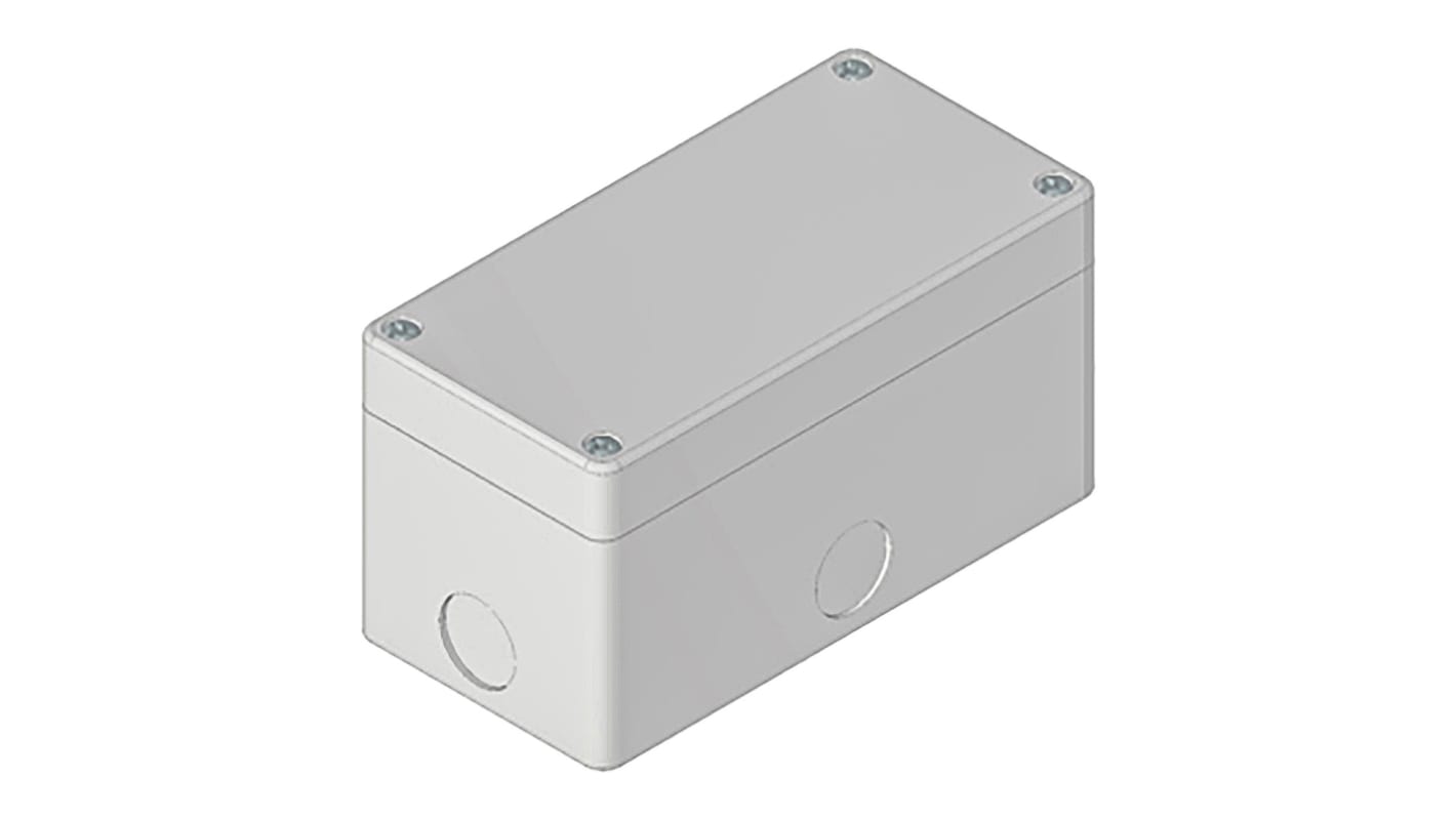 RS PRO Grey ABS Push Button Enclosure - 22mm Diameter