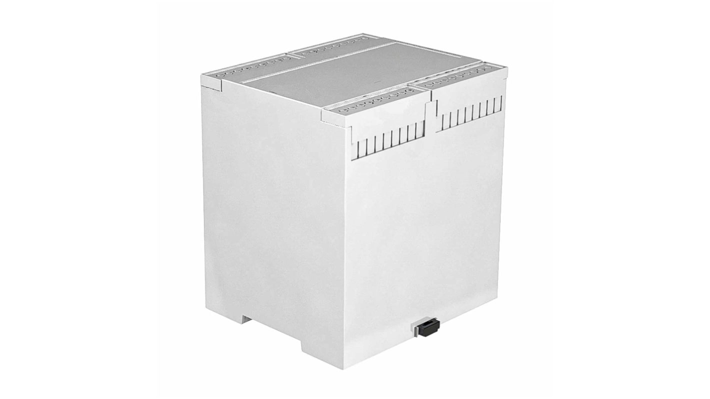 RS PRO Open Top Enclosure Type, 90 x 106.2 x 114mm, Polycarbonate DIN Rail Enclosure