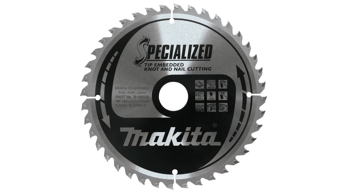 Makita 190mm Körfűrész penge