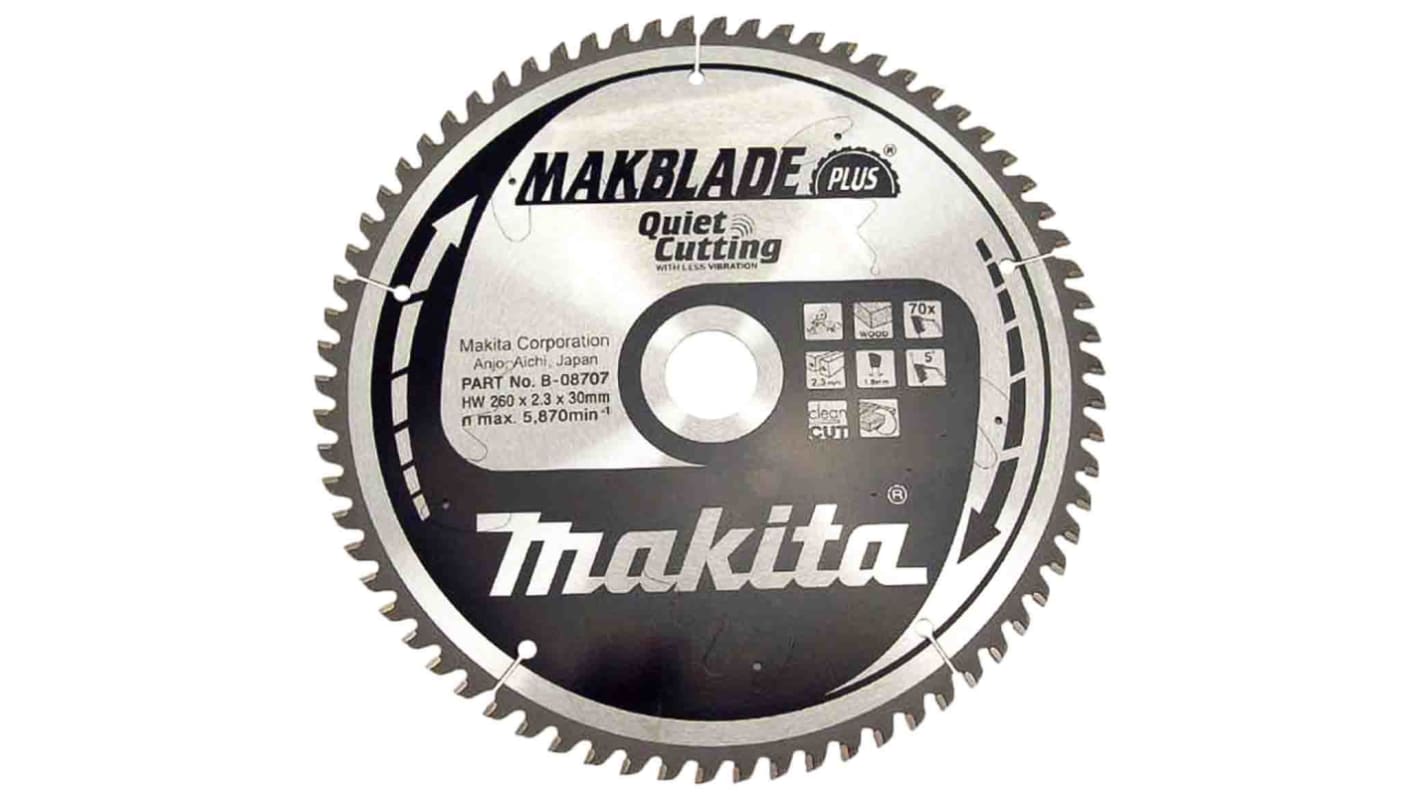 Makita Hartmetall Kreissägeblatt, Ø 260mm, Stück