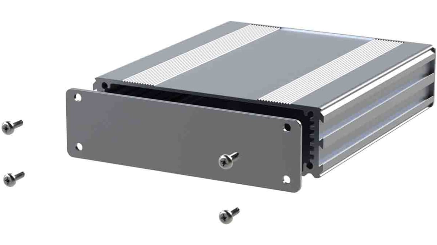 RS PRO Silver Anodised Aluminium Instrument Case, 80 x 108.5 x 30mm