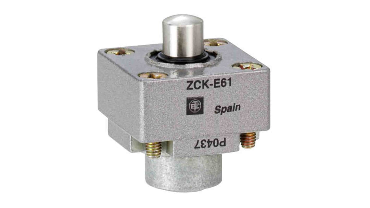 Cabezal del interruptor de final de carrera Telemecanique Sensors serie ZCKE ZCKE616, para uso con XCKJ