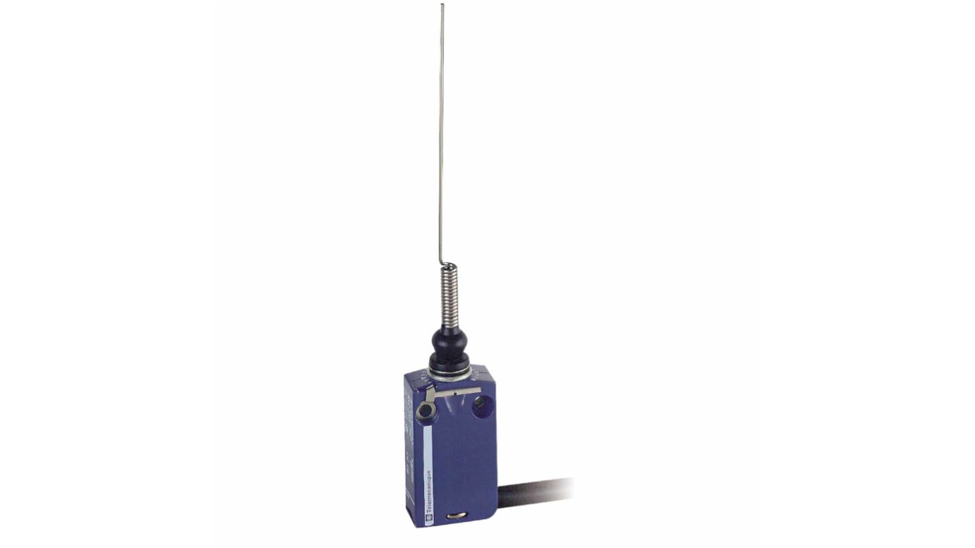 Telemecanique Sensors XCMD Series Spring Return Limit Switch, 1NC/1NO, IP66, IP67, IP68, DPST, Zamak Zinc Alloy