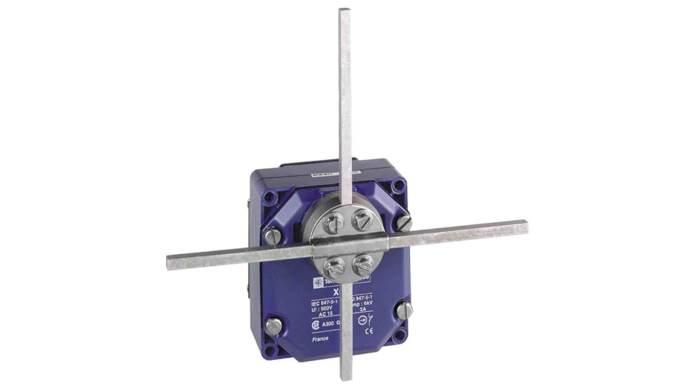 Telemecanique XCR Endschalter, Stab, 4-poliger Wechsler, Schließer/Öffner, IP 65, Metall, 3A Anschluss PG13.5