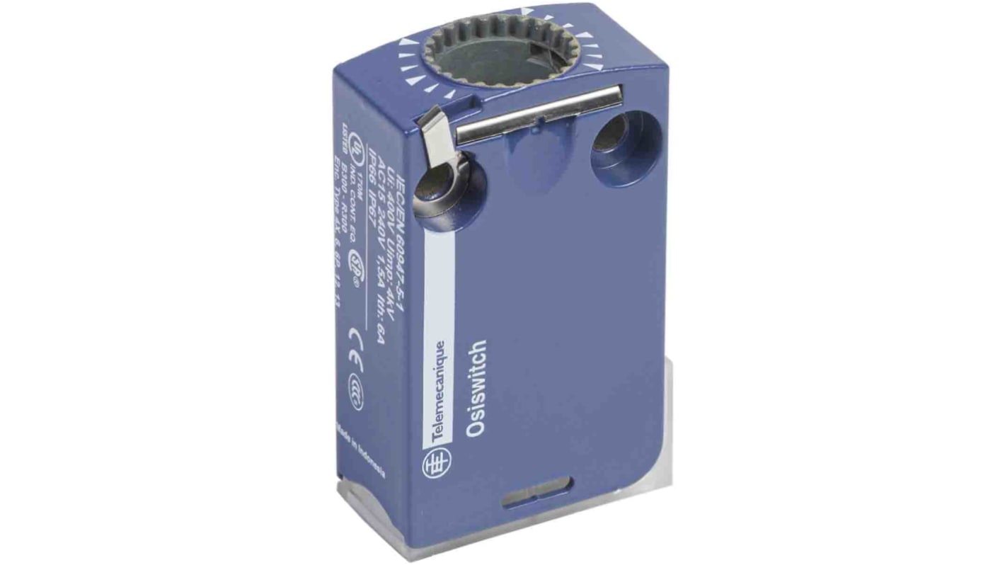 Telemecanique Sensors ZCMD Series Limit Switch, 2NC/1NO, 3P, Zamak Zinc Alloy Housing, 240V ac Max, 100mA Max