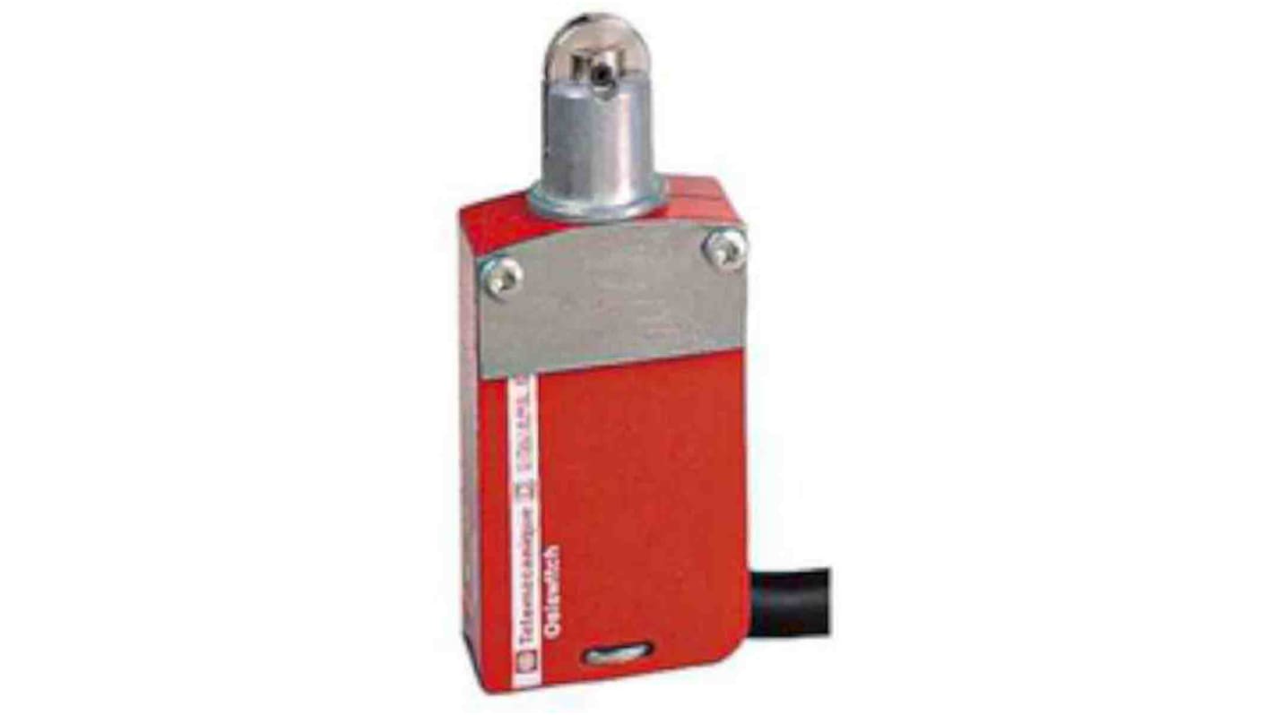 Interruptor de bloqueo con Pulsador con roldana Telemecanique Sensors XCSM, 3P, 2NC/1NA, IP66, IP67, IP68