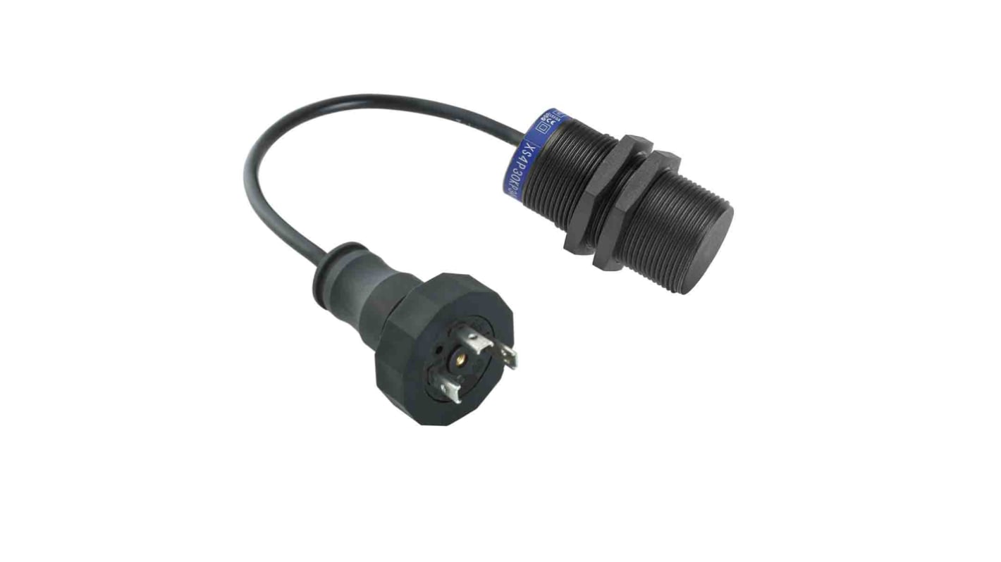 Telemecanique Sensors Inductive Barrel-Style Proximity Sensor, M30 x 1.5, 15 mm Detection, 20 → 264 V ac/dc, 24