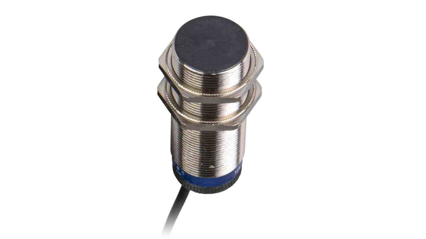 Telemecanique Sensors Inductive Barrel-Style Proximity Sensor, M30 x 1.5, 10 mm Detection, PNP Output, 10 → 58 V