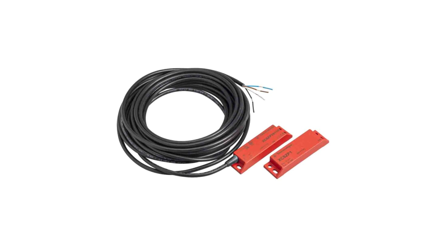 Telemecanique Preventa XCSDMP 10m Kabel Berührungsloser Sicherheitsschalter aus Thermoplast 24 V dc, 100V dc, 1NC/2NO,