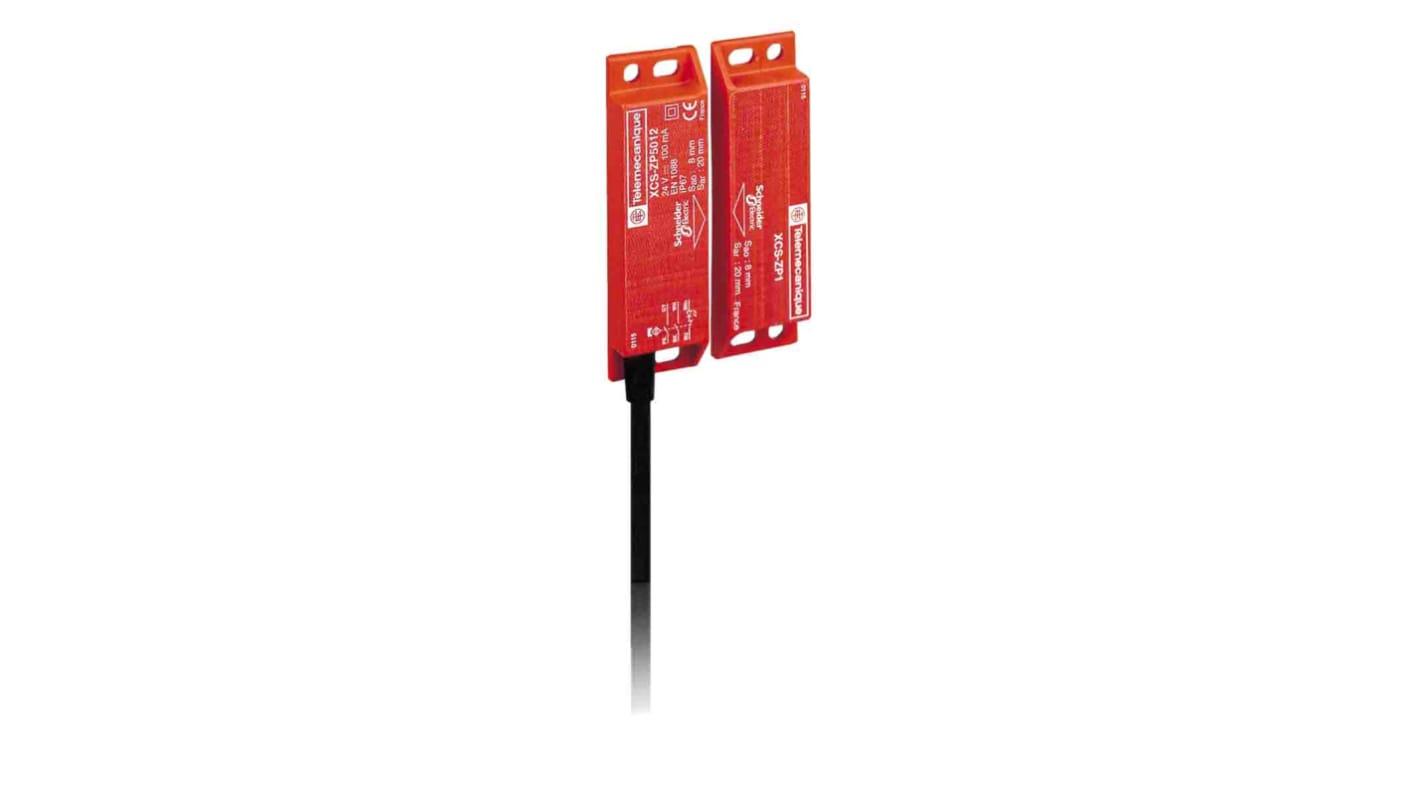 Interruttore di sicurezza senza contatto Telemecanique Sensors XCSDMP, 24 V dc, 100V cc, Cavo da 10 m