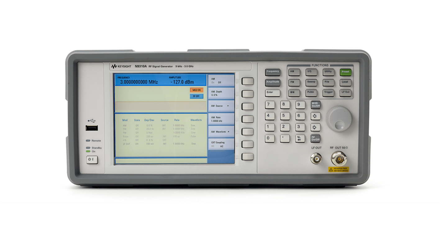 Générateur de courbes arbitraire, Keysight Technologies, N9310A, 3GHz, Etalonné RS