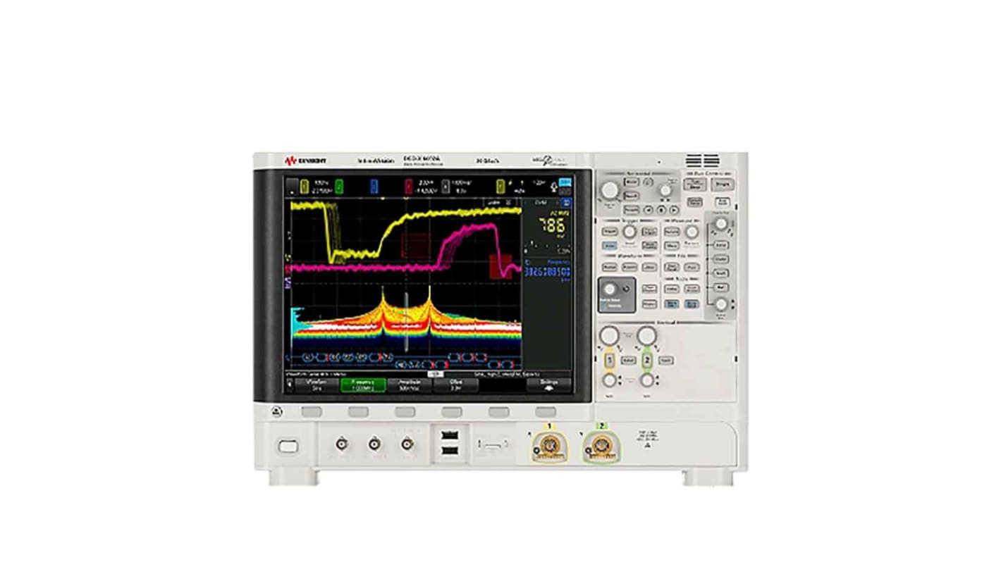 Osciloscopio de banco Keysight Technologies DSOX6002A, calibrado UKAS, canales:2 A, 1 → 6GHz, pantalla de 12.1plg