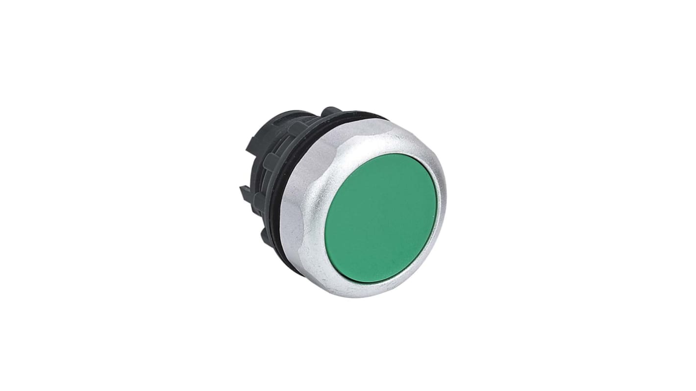 Cabezal de pulsador CHINT serie NP8, Ø 22mm, de color Verde, Momentáneo, IP54